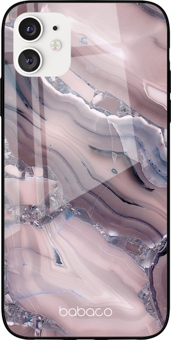 Husa Sticla Iphone 11 Babaco Marble